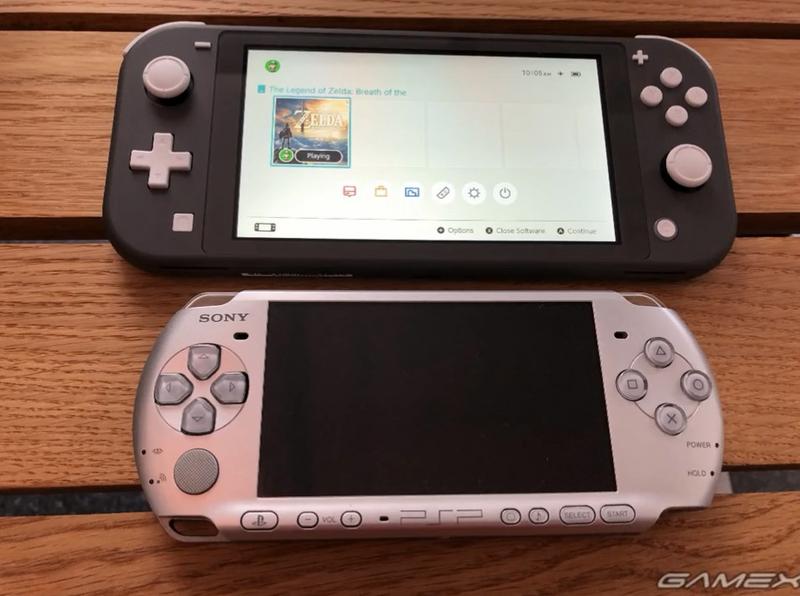 Switch Lite与历代掌机对比 比原版小太多接近PSV