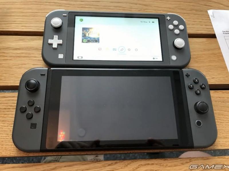 Switch Lite与历代掌机对比 比原版小太多接近PSV