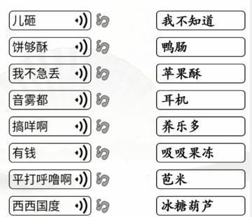 《汉字找茬王》连方言语音通关攻略