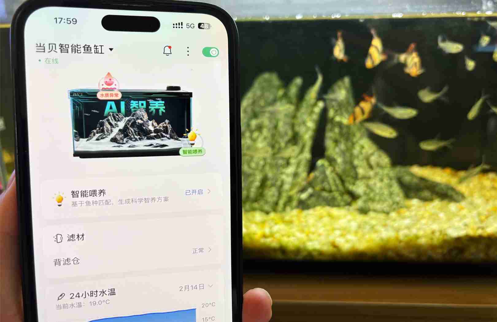 全球首创双AI！DeepSeek通义千问赋能当贝智能鱼缸