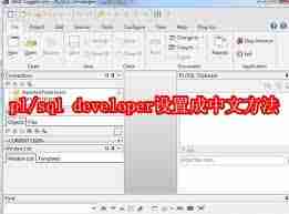 plsqldeveloper如何设置中文-轻松将plsqldeveloper界面切换至中文