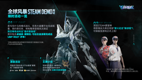 解限机全球风暴Steam Demo测试开启：全新模式与丰富内容等你体验