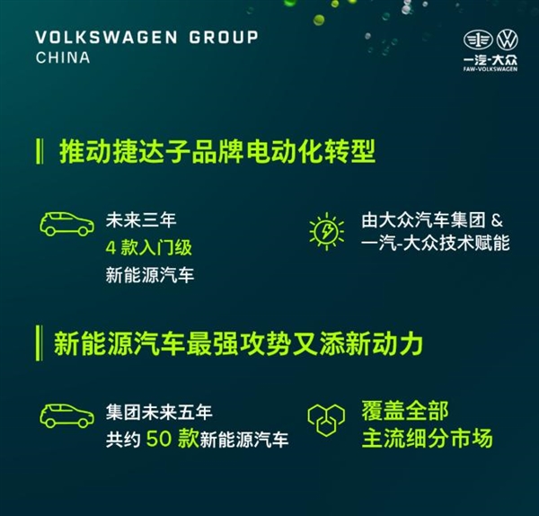 捷达合资公司四季度成立,一汽大众战略布局加速
