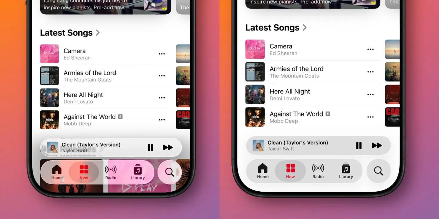 iOS 26全新界面升级:延续iOS 18风格,优化液态玻璃特效